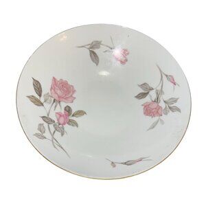 Sango Japan Nancy Fine China Bowl With Pink Rose Design